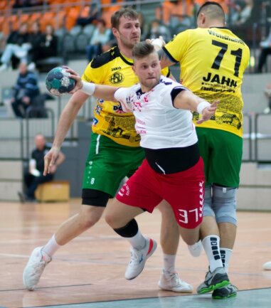 David Zbirals fünf Tore waren für den HC Einheit Plauen gegen Bad Blankenburg nicht genug. 