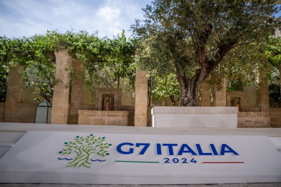Einigung bei G7-Gipfel: Russisches Geld soll Ukraine helfen - Die Staats- und Regierungschefs aus den sieben Industrienationen USA, Kanada, Großbritannien, Frankreich, Italien, Deutschland und Japan treffen sich im italienischen Borgo Egnazia bei Bari zu ihrem jährlichen Gipfel.