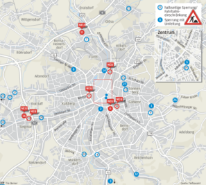 Einschränkungen in Chemnitz: Wo in der Stadt gebaut wird - 