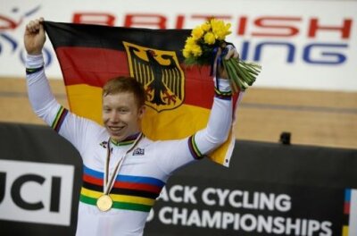 Einträge ins Goldene Buch für Chemnitzer Bahnrad-Weltmeister - Bei der Bahnrad-Weltmeisterschaft gewann Joachim Eilers zwei Gold- und eine Bronzemedaille.