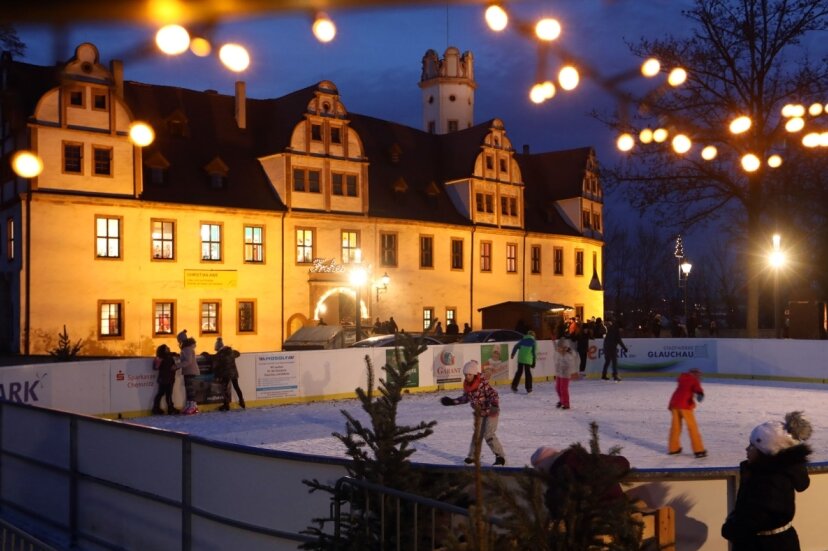 Eislaufsaison auf Glauchauer Schlossplatz fällt aus - Im kommenden Winter wird es keine Eisbahn auf dem Glauchauer Schlossplatz geben.