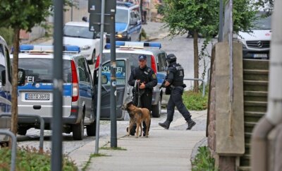 Elektronische Fußfessel für 32-Jährigen - Mit einem Großaufgebot fahndete die Polizei im Juni 2018 unter anderem in Limbach-Oberfrohna nach dem Mann. 