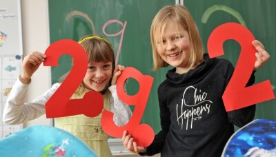 Endlich mal wieder Geburtstag - Lucienne Krönert (links) und Helene Riedel werden heute acht Jahre alt, können jedoch ihren Geburtstag erst zum zweiten Mal feiern.