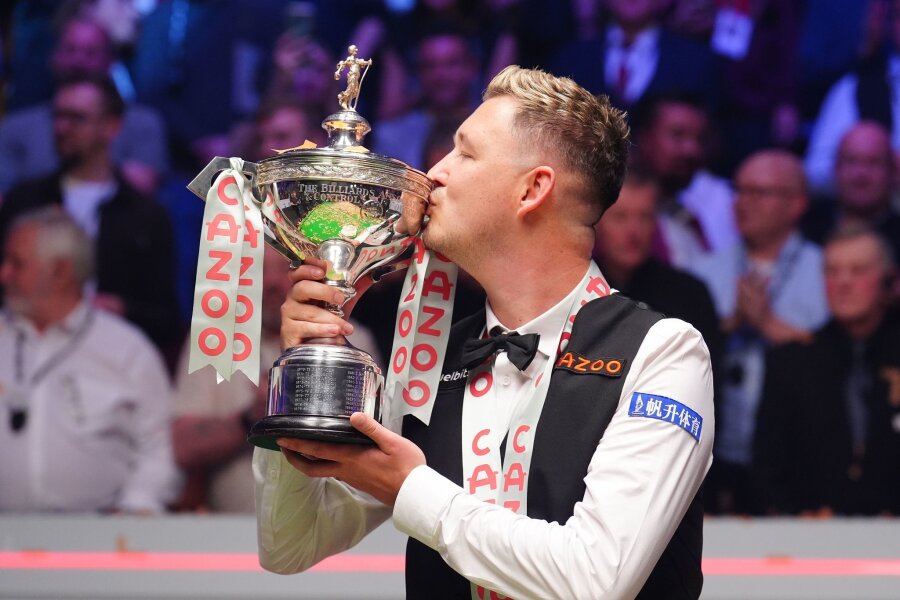 Engländer Kyren Wilson erstmals Snooker-Weltmeister - Eroberte in Sheffield den Snooker-Thron: Kyren Wilson.