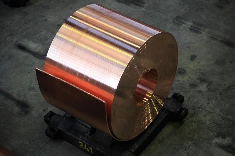            Kupfer liegt zur Weiterverarbeitung bereit.