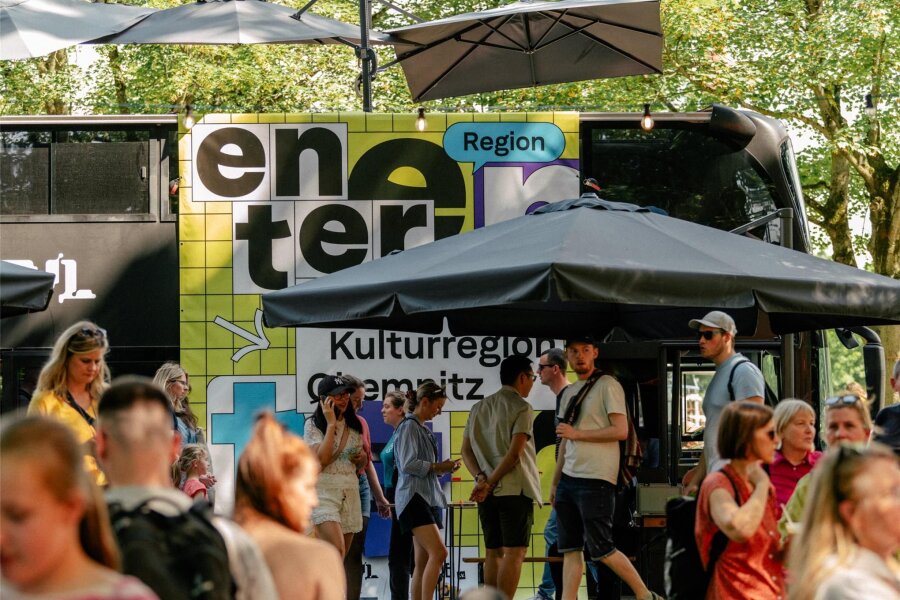 Enter – die Starttaste für eine junge Kulturhauptstadt - Beim „Kosmos“-Festival am 8. Juni präsentierte sich „Enter“ zum ersten Mal in Chemnitz.