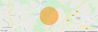 Entschärfung der Fliegerbombe in Einsiedel/Dittersdorf: Diese Straßen sind von der Evakuierung betroffen - Es wird ein Sperrkreis mit einem Radius von einem Kilometer gezogen.