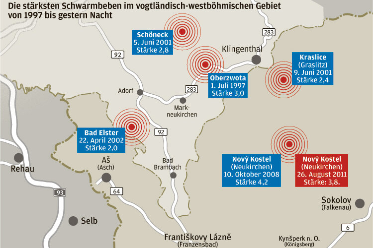 Erdbeben im Vogtland und im Westerzgebirge überrascht Forscher