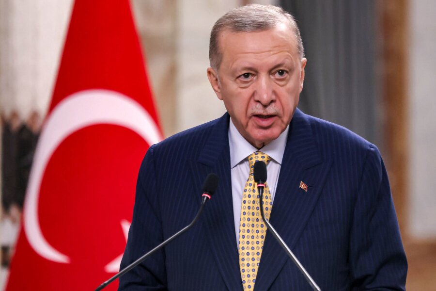 Erdogan unterstellt Westen Faschismus - Der türkische Präsident Recep Tayyip Erdogan wirft dem Westen vor, seine eigenen Werte zu missachten, wenn es um den Gaza-Krieg geht.