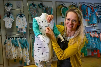 Erfolgsgeschichte Babyschlafsäcke: Wie der Schlummersack nach Plauen kam - Arbeitet ständig an neuen Produktideen: Schlummersack-Chefin Karina Grassy.