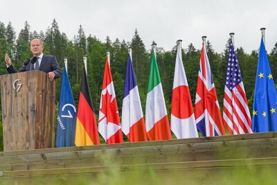 Ergebnisse des G7-Gipfels: Von Hilfszusage bis Klimaclub - Erklärt, was er beim Gipfeltreffen auf Schloss Elmau mit den anderen Staats- und Regierungschefs der sieben westlichen Industriestaaten und der EU-Spitze beschlossen hat: Bundeskanzler Olaf Scholz. 