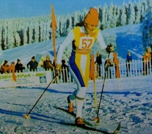 Erinnerung an große Zeiten - Historisch: Eines der ersten Farb-fotos vom Internationalen Damenskirennen 1978 in Mühlleithen mit der Schwedin Eva Olsson. 
