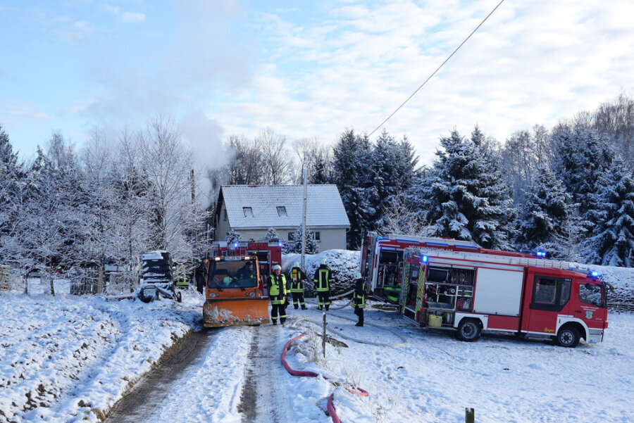 Ermittlungen zu Brandstiftung in Reinsberg laufen noch - 
