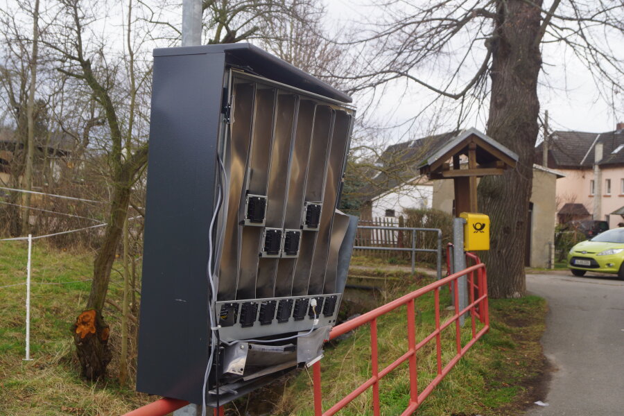 Erneut Automat in Westsachsen gesprengt - 