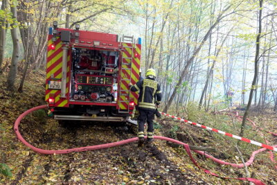 Erneut Brand in der alten Spinnerei in Wittgensdorf - 