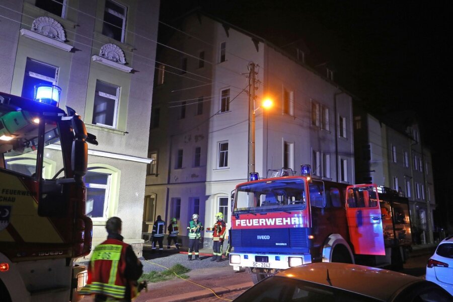 Erneut Feuerwehreinsätze in Glauchau - Polizei ermittelt - 