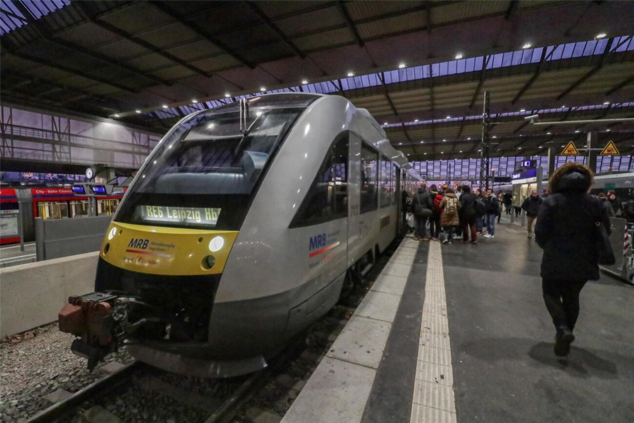 Erneut Probleme mit der Bahnverbindung ChemnitzLeipzig