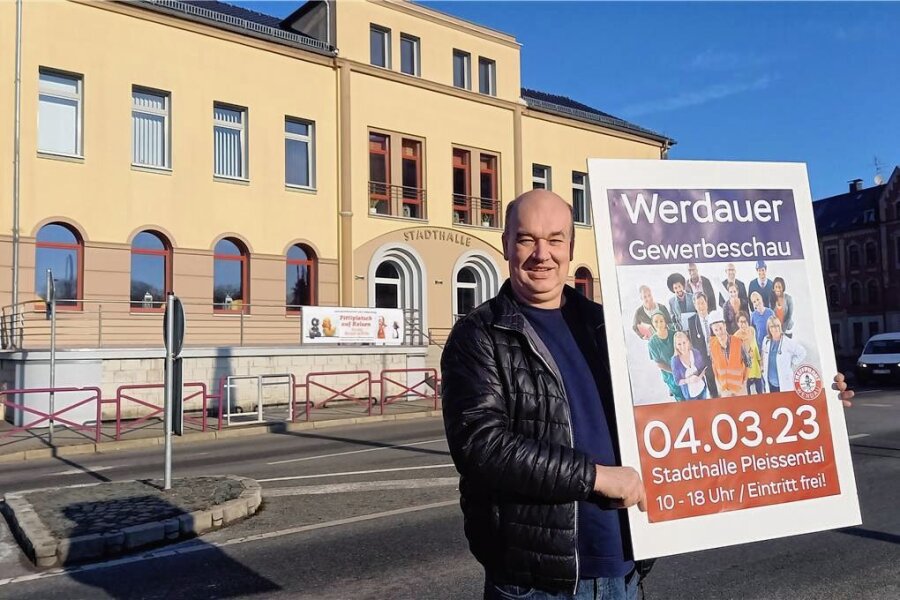 Erste Werdauer Gewerbeschau findet statt - Rigo Reruter ist Vorsitzender des Gewerbeverbunds Werdau.