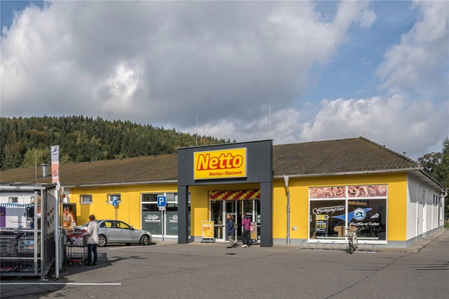 Erzgebirge: Netto überrascht Kunden bei Wiedereröffnung in Pockau - Seit Dienstag ist der Netto in Pockau-Lengefeld nach dem Umbau wieder offen.
