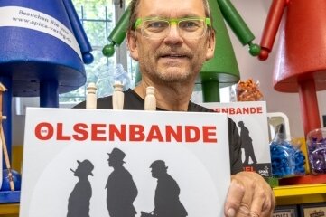 Erzgebirger bringt Olsenbande-Spiel heraus - Die Idee zum Olsenbande-Spiel haben Ralf Viehweg und ein Berliner Spieleautor entwickelt. 