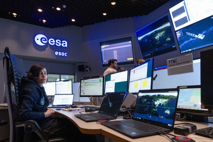 Esa modernisiert Kontrollzentrum und Standort - Das Satelliten-Kontrollzentrum der ESA in Darmstadt soll modernisiert werden.