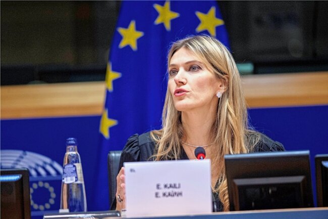 EU-Korruptionsskandal: Ermittler finden Säcke voller Geld - Die griechische Vizepräsidentin des Europaparlaments, Eva Kaili, steht im Zentrum der Korruptionsermittlungen der Brüssler Staatsanwaltschaft. 