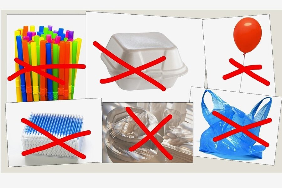 Trinkhalme, Wattestäbchen, Geschirr und bestimmte Verpackungen darf es künftig nicht mehr aus Kunststoff geben.
