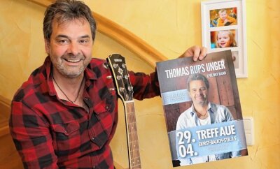 Ex-Randfichte schwärmt vom Sohn - Thomas "Rups" Unger präsentiert Ende April im Treff Aue seine neue CD. 