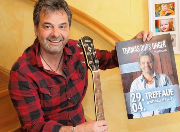 Ex-Randfichte schwärmt vom Sohn - Thomas "Rups" Unger präsentiert Ende April im Treff Aue seine neue CD. 