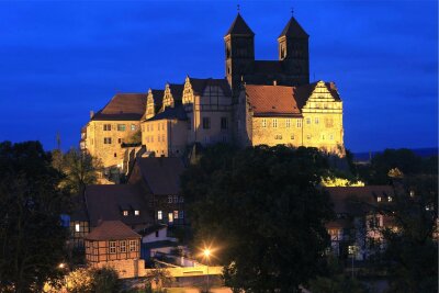 Exkursion: Von Glauchau und Hohenstein-Ernstthal nach Quedlinburg - Das Schloss und die Stiftskirche Sankt Servatii in Quedlinburg.
