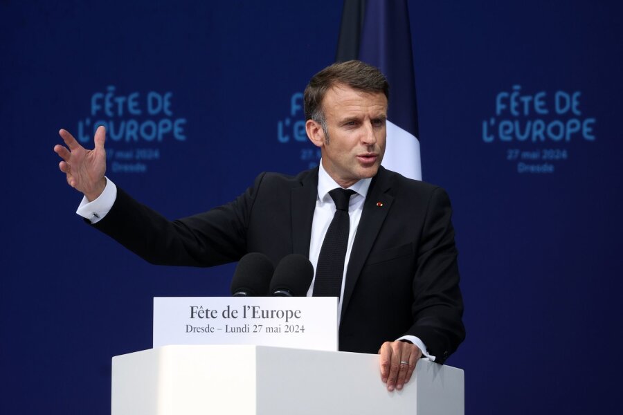 Fête de l’Europe mit Macron: Appell für freies Europa - Der französische Präsident Macron ist zusammen mit seiner Frau auf Einladung von Bundespräsident Steinmeier zu einem dreitägigen Staatsbesuch in Deutschland.