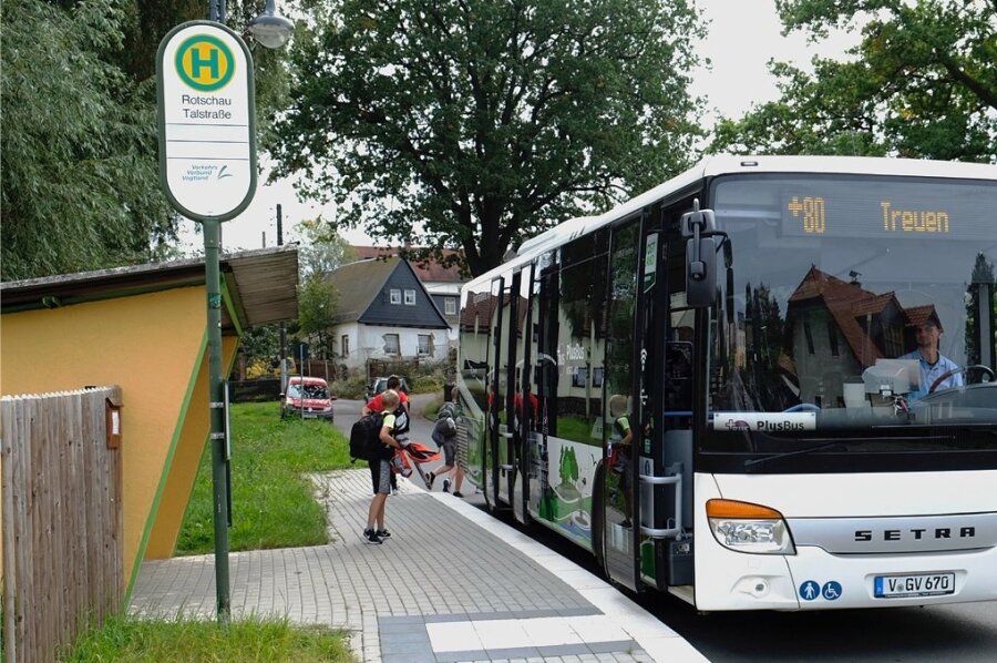 Fahrplan-Entwurf: Rotschau vor "Quantensprung" im Busverkehr - Rotschau, das heute zur Plusbus-Linie 80 gehört, wird künftig in die umgestaltete Stadtbus-Linie 82 (Rotschau - Neumark) integriert. 
