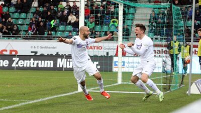 FC Erzgebirge Aue nach 1:0-Sieg in Münster Tabellendritter - 