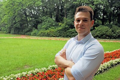 FDP-Kandidat Philipp Hartewig: Der liberale Routinier - Der Park am Schwanenteich in Mittweida zählt zu den Lieblingsorten von Philipp Hartewig. Hier, nahe am Gymnasium, begann auch seine politische Laufbahn bei den Jungliberalen. 
