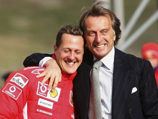 Ferrari gibt Schumacher grünes Licht für Wechsel - Gut befreundet: Michael Schumacher und Luca di Montezemolo