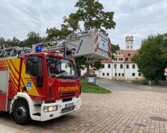 Feuerwehr erneut zum Schloss alarmiert - Die Glauchauer Feuerwehr war wegen eines Fehlalarms zum Schloss gerufen worden. 