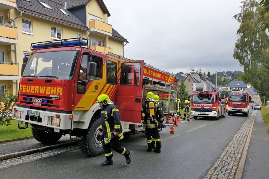 Feuerwehreinsatz in Bärensteiner Pflegeheim - 