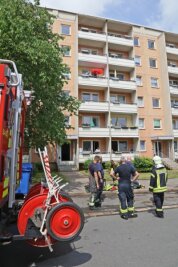 Feuerwehreinsatz in Neuplanitz - 