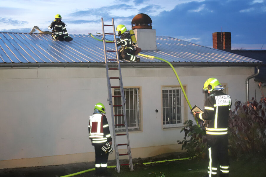Feuerwehreinsatz in Wittgensdorf - 