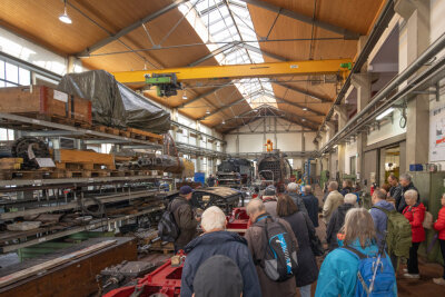 Veranstaltungen wie Werkstattführungen fallen bei der Fichtelbergbahn vorerst aus. Auch Sonderfahrten sind abgesagt.