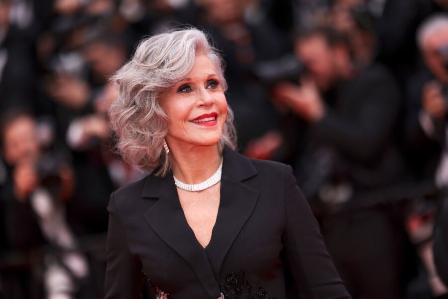 Filmfestspiele in Cannes eröffnet - Jane Fond bei der Premiere des Films "The Second Act" beim Filmfestival in Cannes.