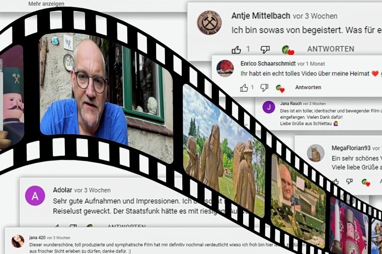 Filmische Liebeserklärung ans Erzgebirge - 30 Minuten Erzgebirge, gespickt mit kecken Kommentaren - die Erzgebirger lieben es. 