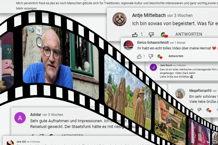 Filmische Liebeserklärung ans Erzgebirge - 30 Minuten Erzgebirge, gespickt mit kecken Kommentaren - die Erzgebirger lieben es. 