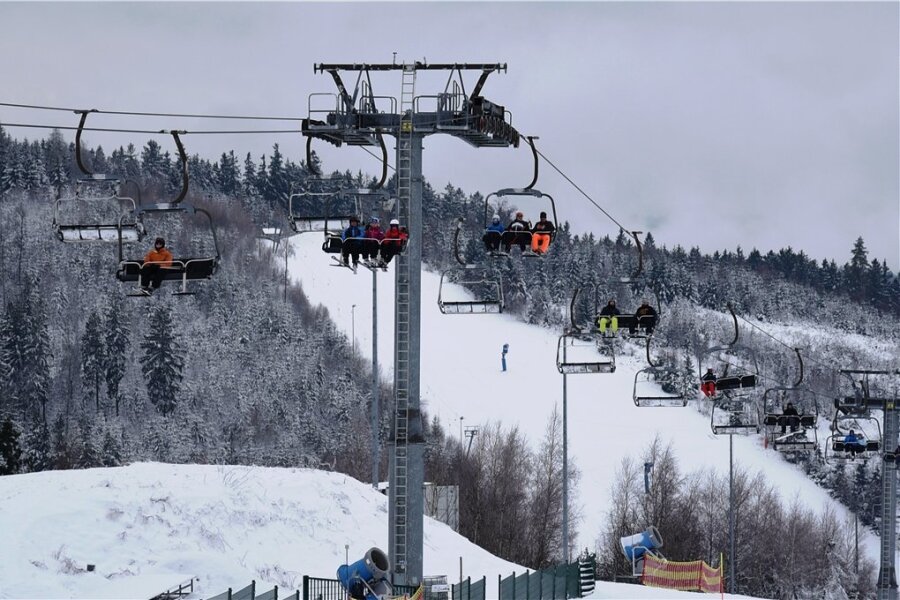 Finale für Skisaison in Schöneck - Die Wintersaison konnte coronabedingt erst am 14. Januar starten.