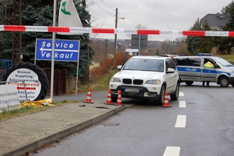Ein 32-Jähriger ist am Samstag in Flöha niedergeschossen worden.