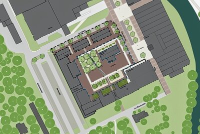 Flöha stopft das letzte Loch im Mühlgraben - Die Entwurfsplanung für den künftigen Marktplatz in Flöha