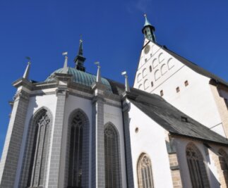 Flüchtlingsfrage macht Kirchen zu schaffen -  Der Dom St. Marien, das Herz des Kirchenbezirks Freiberg. Hier erklärten Christen ihren Austritt aus der evangelischen Kirche, weil sie diese für zu flüchtlingsfreundlich halten. 