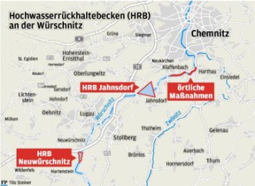 Flutschutz in Chemnitz reduziert - 