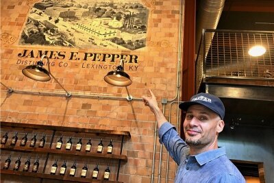 Folgen des Handelskriegs: Whiskey Sour - Bangt um seine gerade erst aufgepeppte Whiskey-Distillerie James E. Pepper: Amir Peay aus Lexington im US-Bundesstaat Kentucky.
