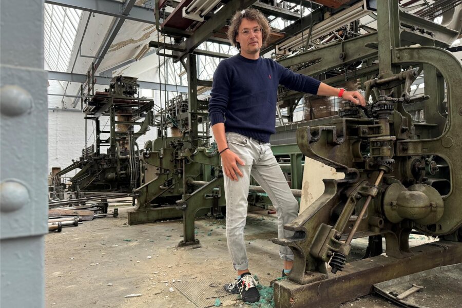Frankenberg: Das plant ein Chemnitzer Unternehmer für die Teppich-Manufaktur Witzschel - Torsten Beyer, neuer Eigentümer der Fabrikhallen von Teppich-Witzschel, ist begeistert von der alten Industriearchitektur, den Maschinen und den lichtdurchfluteten Räumen.
